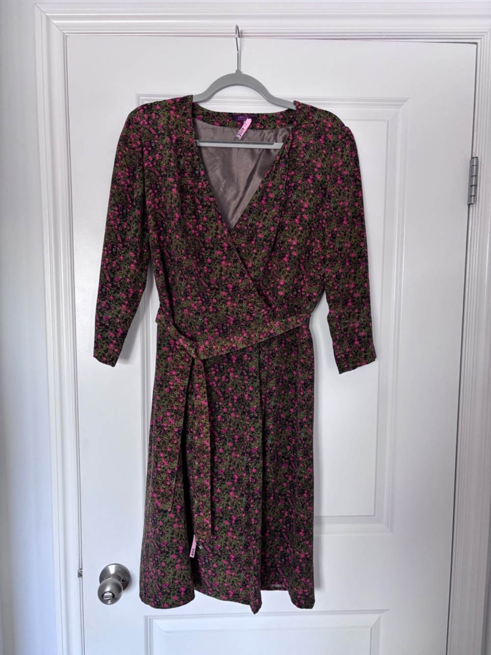 Liberty Floral Silk Wrap Dress